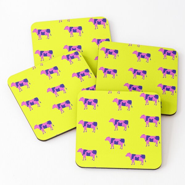 Item preview, pink cow pop art Funky Cow designed and sold by Click-Like.