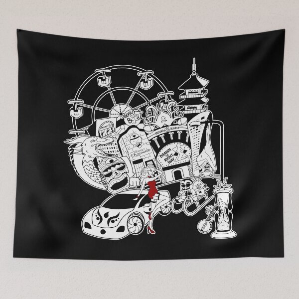Item preview, crazy cartoon town - cool city designed and sold by Rainorchid.