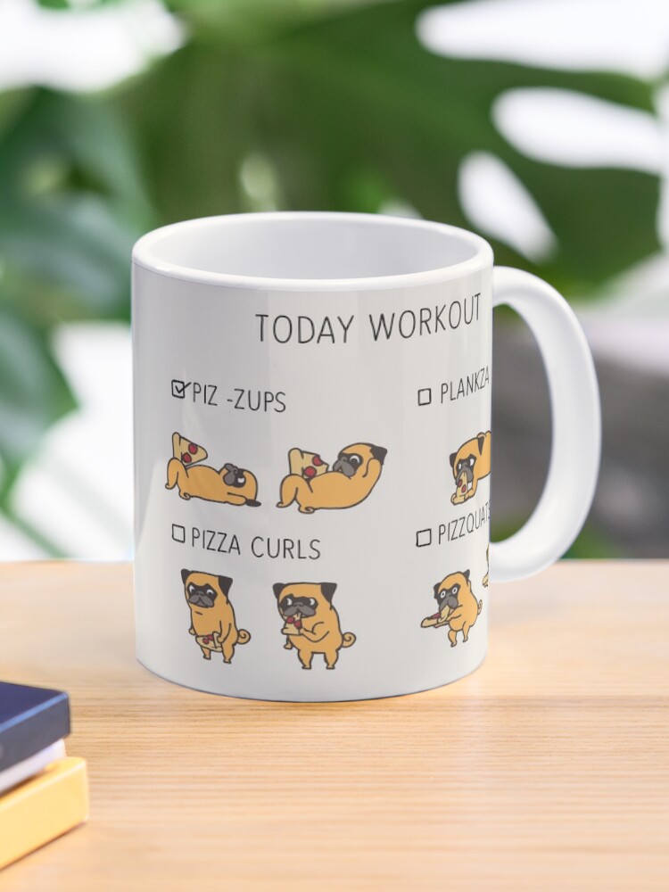 Pre Workout Kick In Coffee Mug by PugsGym