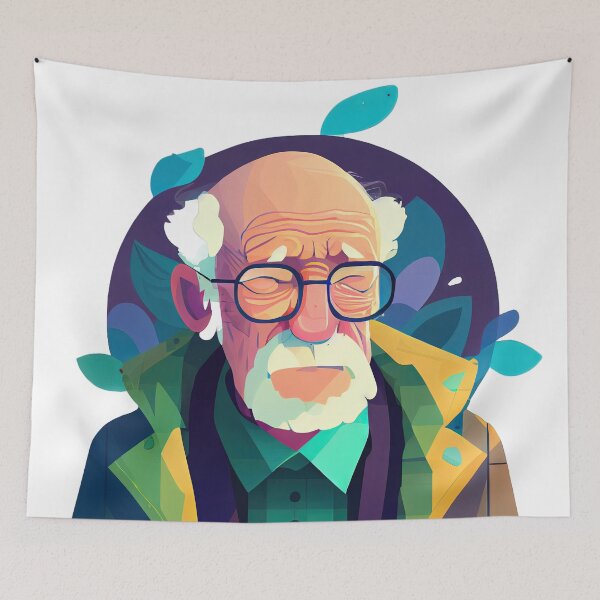 Item preview, Beautiful Old Man designed and sold by CosmicScare10.
