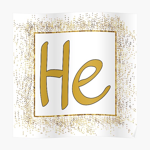 Glittery Golden Box He Him His Pronouns Poster For Sale By Pronouns R Us Redbubble 4217