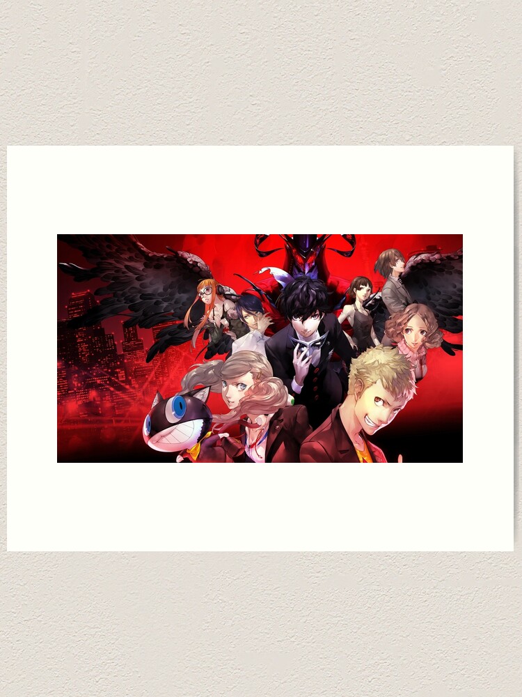 Persona 5 Royal Hold Up! Shattered Glass Group Collage Poster for Sale  by AndieDoesStuff