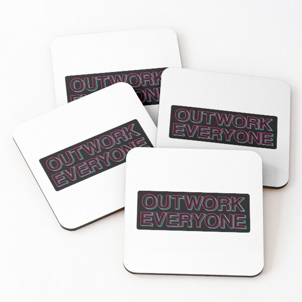 Item preview, Outwork Everyone | Motivational Mantra Quote designed and sold by MotivationSpark.