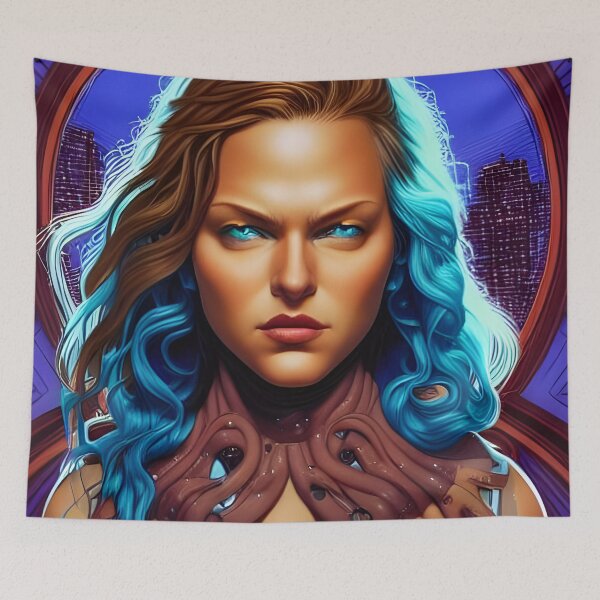 Item preview, Retro Woman Superhero  designed and sold by withdiamonds.