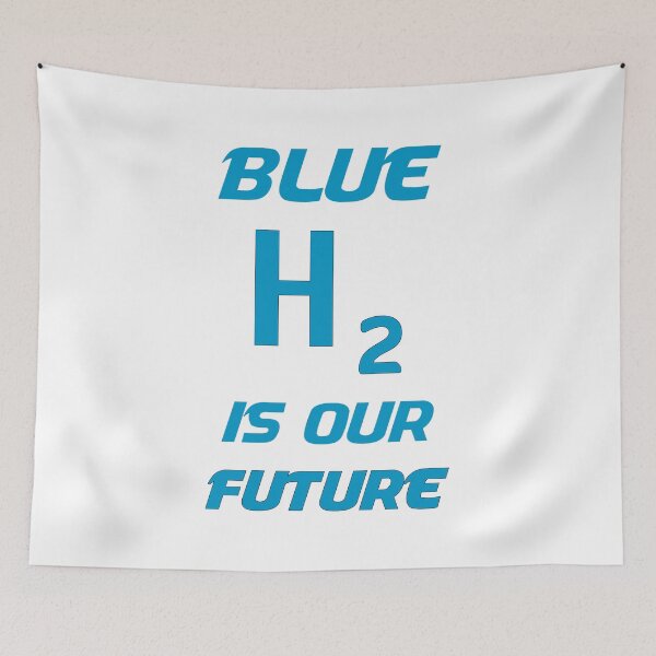 Item preview, Blue H2 Is Our Future - Hydrogen Our Future - Hydrogen For The Environment - H2 Hydrogen Symbol designed and sold by Oaks Creations.