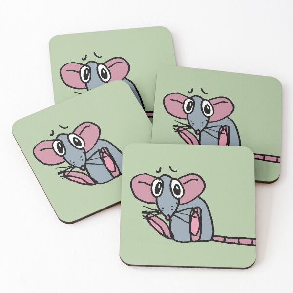 Item preview, Worried "Morlan Mouse" Original Cute Mouse Animal Character designed and sold by Kassidy Jae.