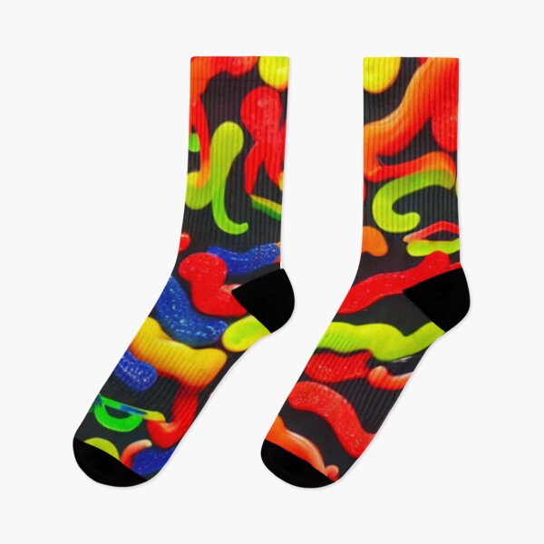 Item preview, Rainbow gummy worms designed and sold by greentiger1.