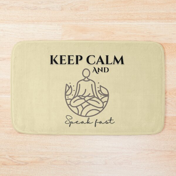 Item preview, keep calm and speak fast designed and sold by ffstyles.