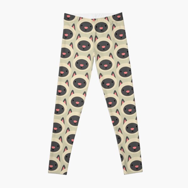 Cat Head Pattern Tights