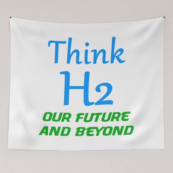 Item preview, Think H2 Our Future And Beyond - Hydrogen Our Future - Blue Hydrogen For The Environment designed and sold by Oaks Creations.
