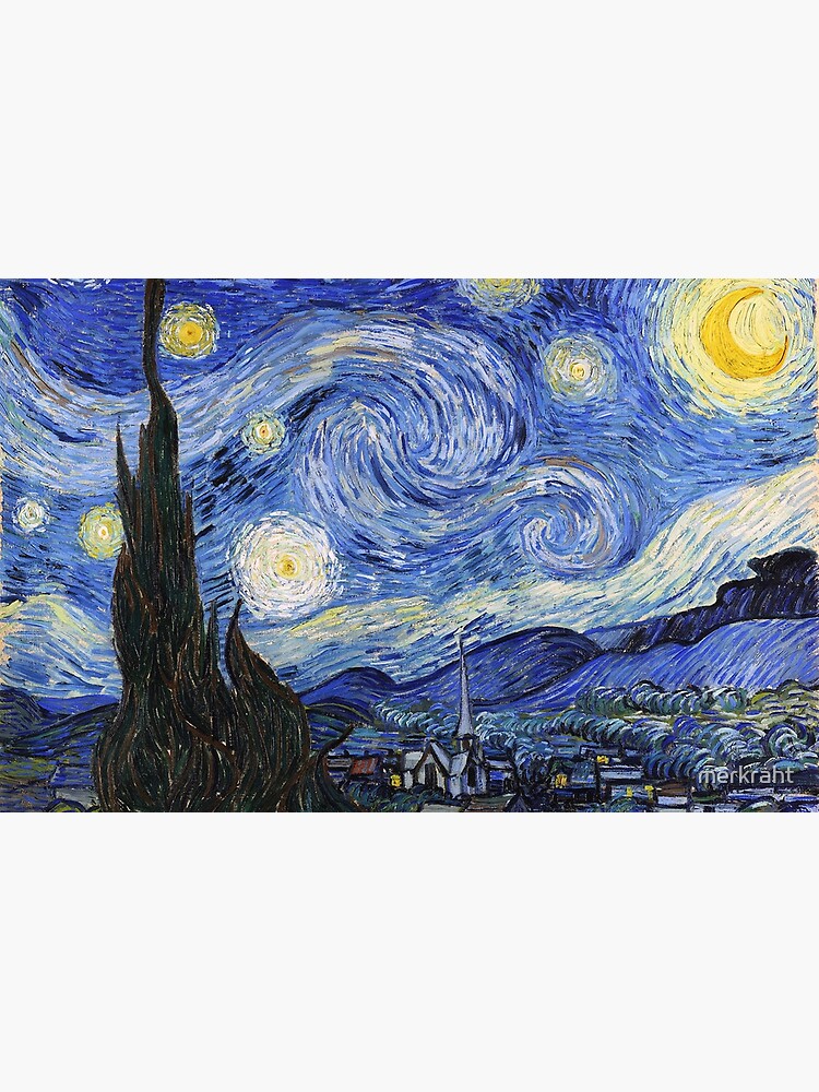 Starry Night Gifts - Vincent Van Gogh Classic Masterpiece Painting Gift  Ideas for Art Lovers of Fine Classical Artwork from Artist of Sternennacht  