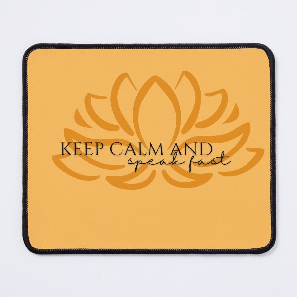 Item preview, keep calm and speak fast designed and sold by ffstyles.