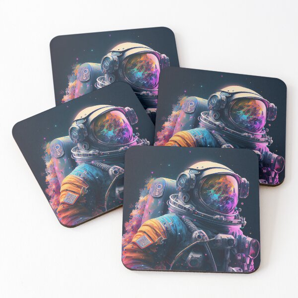 Item preview, Colorful Astronaut designed and sold by Wander Lost.