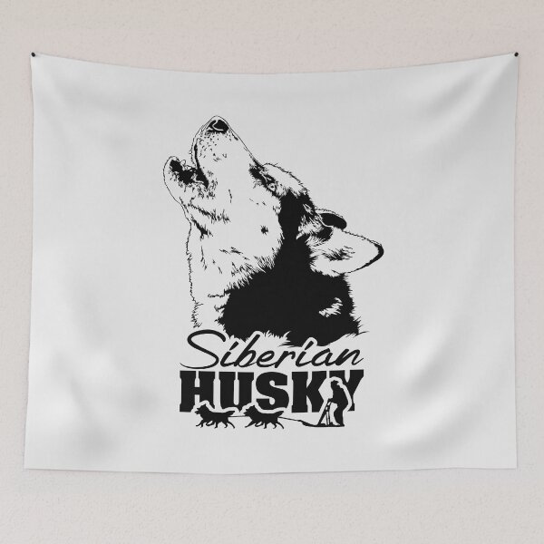 Item preview, Siberian Husky Dog Portrait Dog Portrait designed and sold by dogarts.