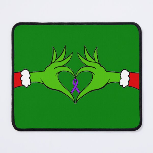 Item preview, The Mean Green One with Awareness Ribbon (Purple) designed and sold by Chronic Illness Awareness Shop.
