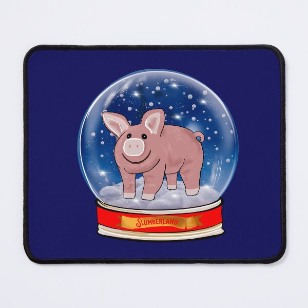Item preview, Slumberland Plush Pig Snow Globe designed and sold by PG Illustration.