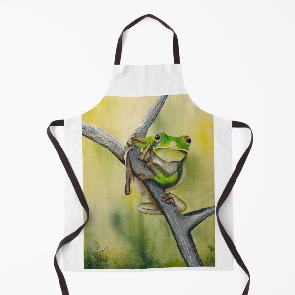 Item preview, Green Tree Frog Hanging Around designed and sold by jacquihmyart.