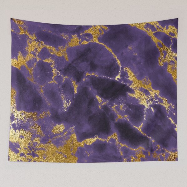 Item preview, Abstract Marble Pattern - Purple Gold designed and sold by stylebytara.