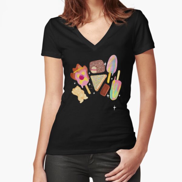 Aussie Treats - Cosmic Fitted V-Neck T-Shirt