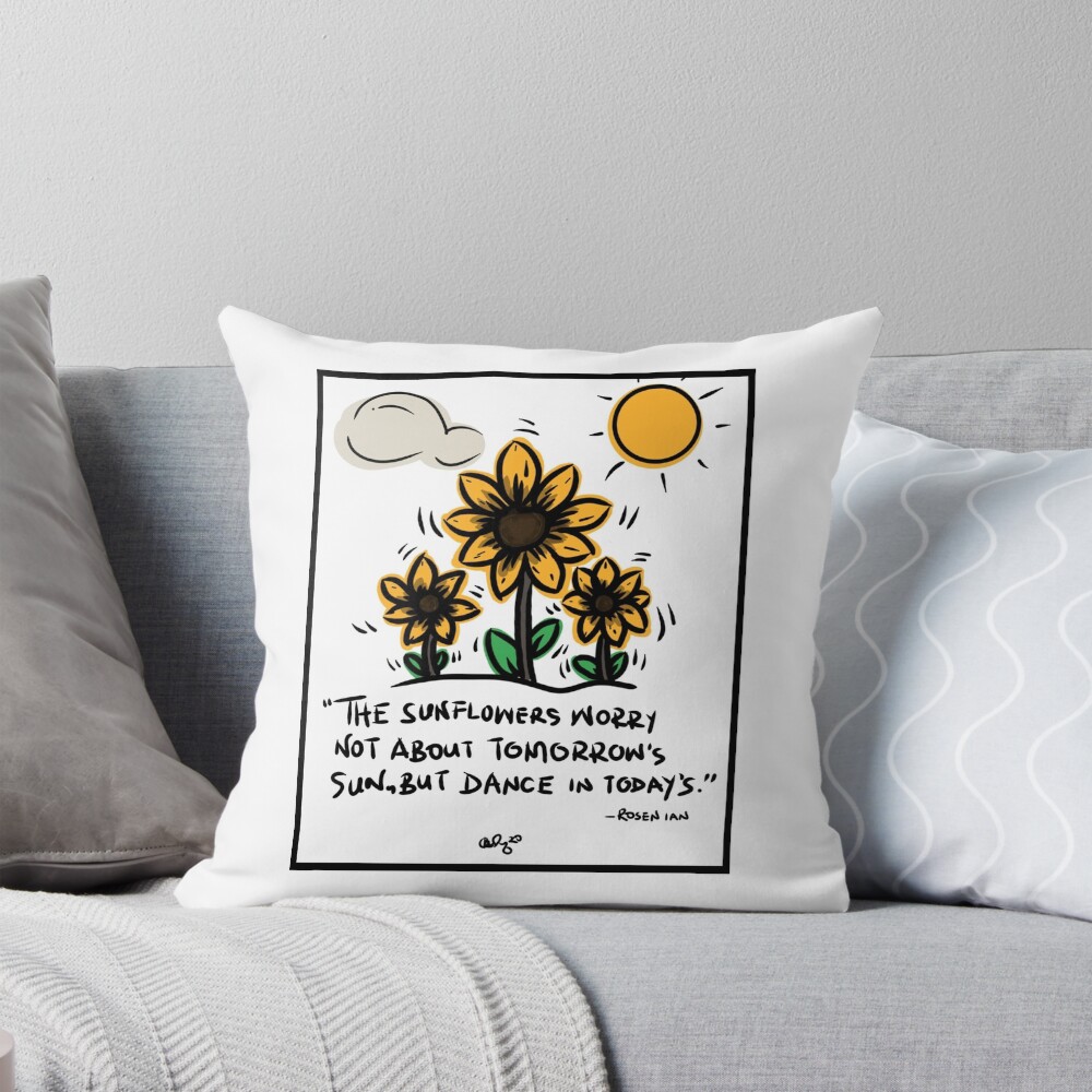 Item preview, Throw Pillow designed and sold by Rosen-In-Bloom.