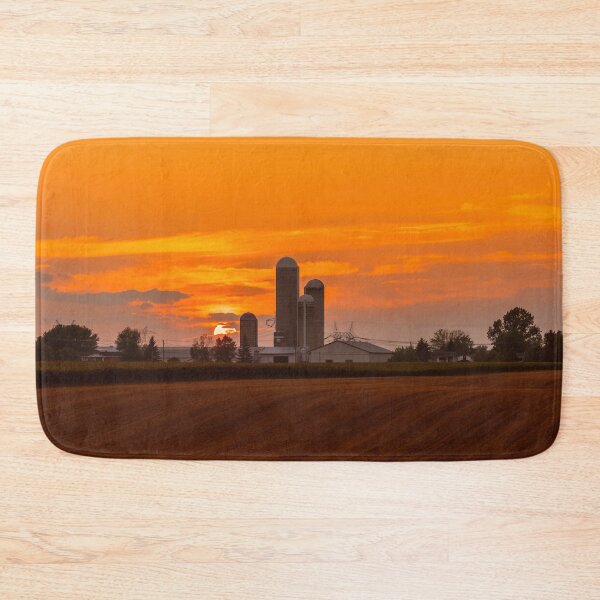 Item preview, Barn Silo and Sunset designed and sold by Lrenz.