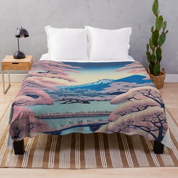 Item preview, Japanese Blossoming Mountains Design designed and sold by Litheon.
