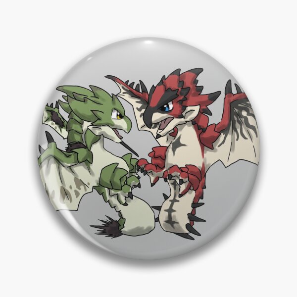 Item preview, rathalos and rathian designed and sold by drakoui.