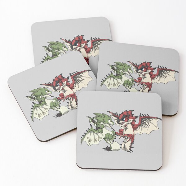 Item preview, rathalos and rathian designed and sold by drakoui.