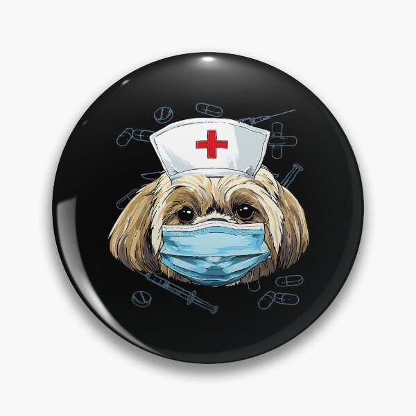 Item preview, Shih Tzu Dog Nurse RN Nursing School Graduation 562 designed and sold by FamilyRoyal.