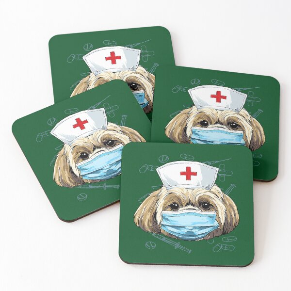 Item preview, Shih Tzu Dog Nurse RN Nursing School Graduation 562 designed and sold by FamilyRoyal.
