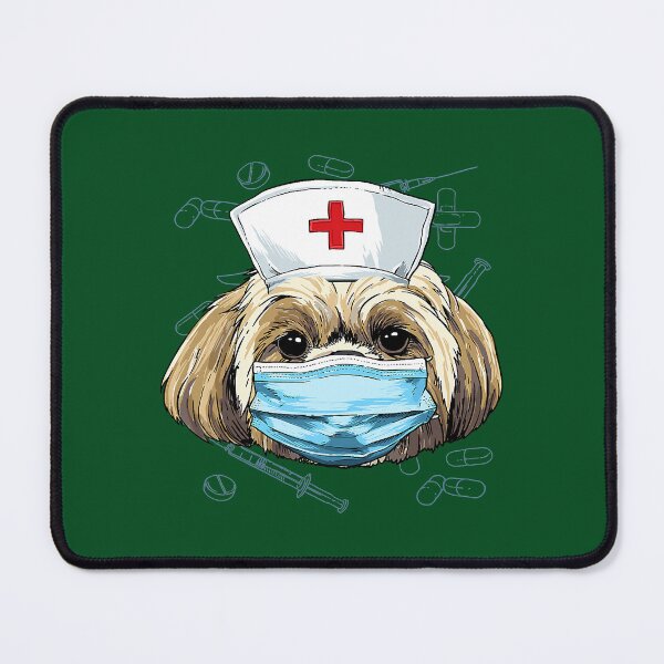 Item preview, Shih Tzu Dog Nurse RN Nursing School Graduation 562 designed and sold by FamilyRoyal.