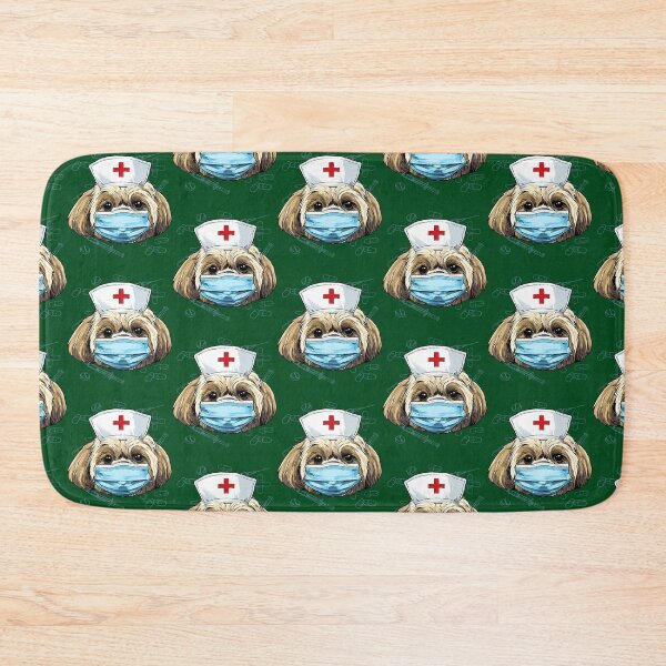 Item preview, Shih Tzu Dog Nurse RN Nursing School Graduation 562 designed and sold by FamilyRoyal.