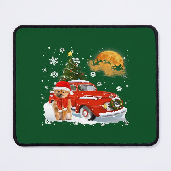 Item preview, Keeshond Vintage Wagon Red Truck Christmas Tree Pajamas109 designed and sold by FamilyRoyal.