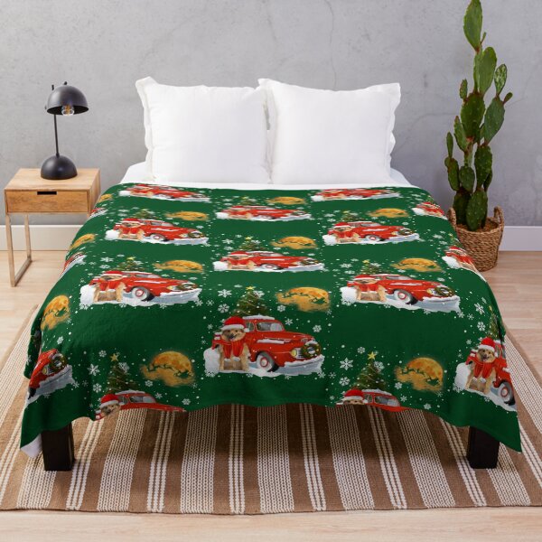 Item preview, German Spitz Vintage Wagon Red Truck Christmas Tree Pajamas78 designed and sold by FamilyRoyal.