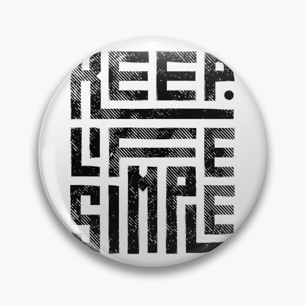 Item preview, Keep Life Simple designed and sold by TravelMoucha.