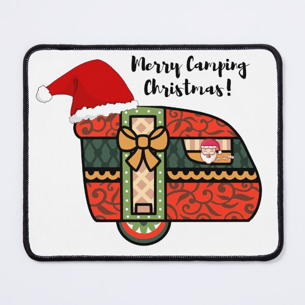 Item preview, Merry Camping Christmas Santa's Caravan designed and sold by slicksdesigns.