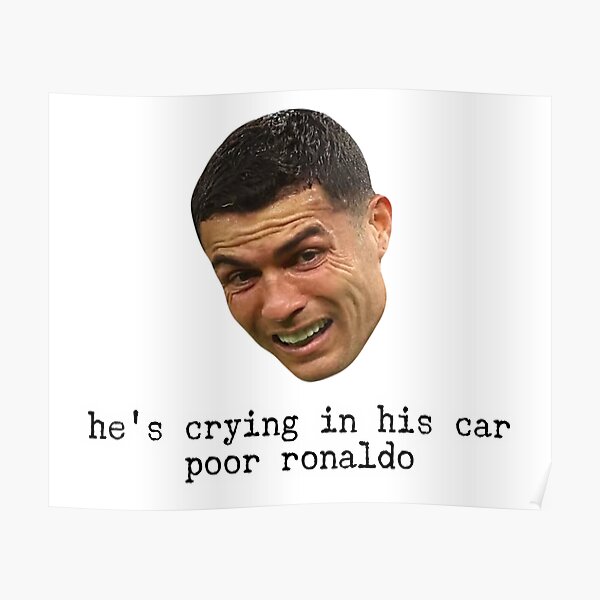 ronaldo crying in his car kid