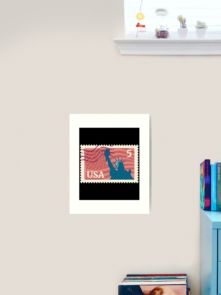 Us-Postal Stamp-Statue of Liberty For sale as Framed Prints