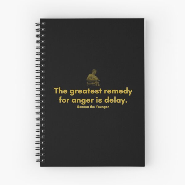 Item preview, The greatest remedy for anger is delay. | Quotes from Seneca | Motivational Quote designed and sold by Philosopherous.