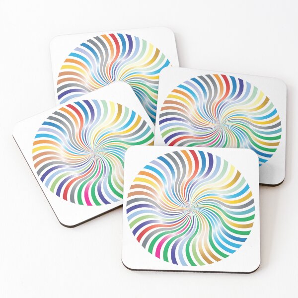 Item preview, Visafrica Swirly Prismatic Vortex Coaster designed and sold by VISAFRICA.