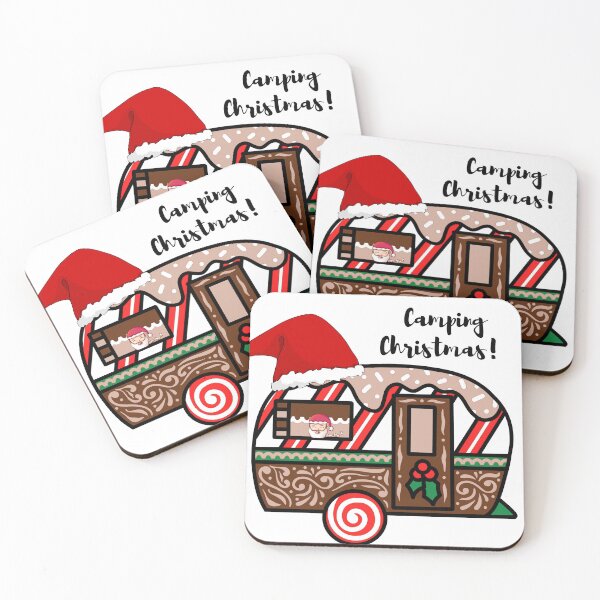 Item preview, Camping Christmas Santa's Caravan designed and sold by slicksdesigns.