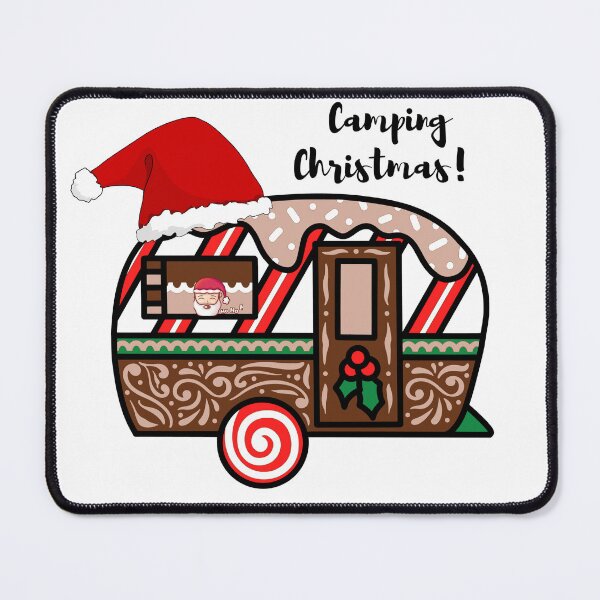 Item preview, Camping Christmas Santa's Caravan designed and sold by slicksdesigns.