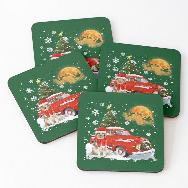 Item preview, Sheltie Dog Vintage Wagon Red Truck Christmas Tree Pajamas120 designed and sold by PrincessNana1.