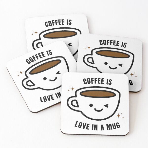 Item preview, Coffe is Love in a Mug designed and sold by ColorSpot.