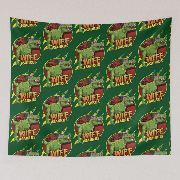 Item preview, Wifesaurus Cool TRex Shirt Wife Dinosaur 39 designed and sold by PrincessNana1.