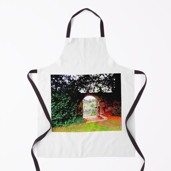 Item preview, Walled Garden Behind Large Iron Gate designed and sold by Beatrice Roberts.