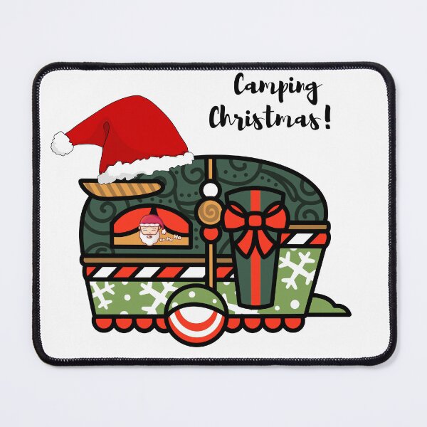 Item preview, Camping Christmas Santa's Caravan designed and sold by slicksdesigns.