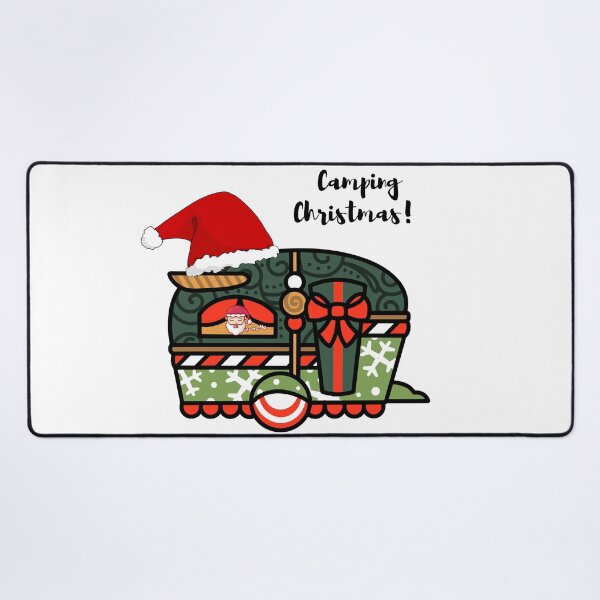 Item preview, Camping Christmas Santa's Caravan designed and sold by slicksdesigns.