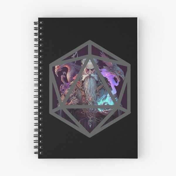 Item preview, Inside the D20 Wizard designed and sold by ToyoTees.