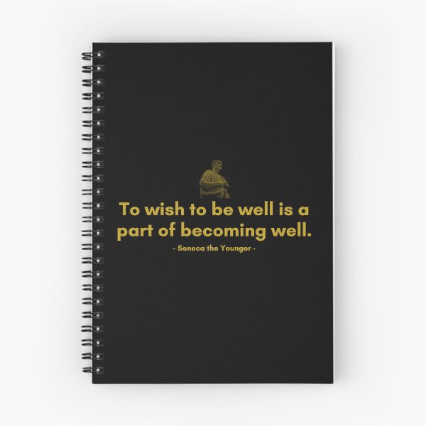 Item preview, To wish to be well is a part of becoming well. | Quotes from Seneca | Motivational Quote designed and sold by Philosopherous.